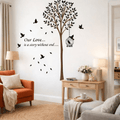  Elegant tree and bird wall sticker for bedroom and hall decor